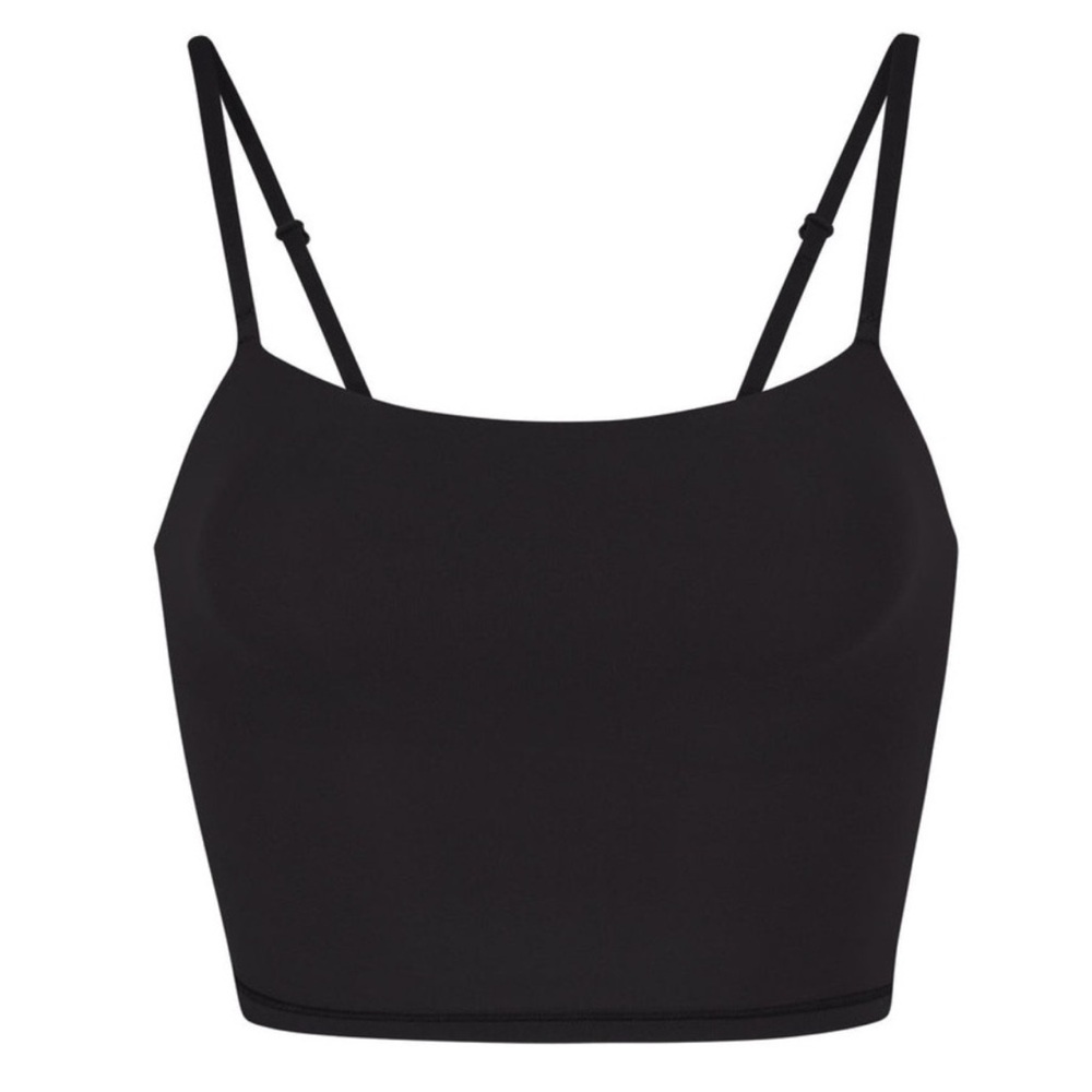 Skims Fits Everybody CROPPED CAMI Black Onyx XL - Picture 3 of 11